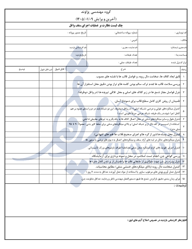 اجرای سقف وافل